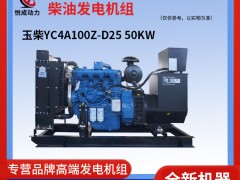 50KW玉柴YC4A100Z-D25柴油发电机组照片